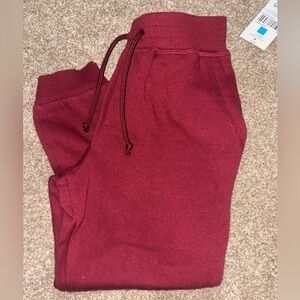 Red sweats